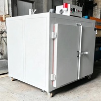 Cabine de peinture en poudre de haute qualité avec récupération de poudre, armoire de pulvérisation automatique avec four pour test d'échantillons
