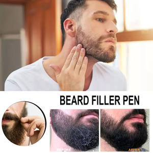 Waterproof Sweat-proof Organic Mineral Cruelty-Free Beard Filling Powder with Fresh Fragrance for <strong>Men's</strong> Beard Care Set - Product Image 2