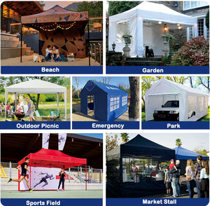 Tente adaptée aux besoins du client d'exposition commerciale de promotion de publicité de marque avec des biens robustes de logo personnalisés - Product Image 5