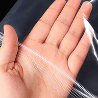 Emballage de stockage de vêtements en PE transparent sac d'étanchéité en plastique épaissi pour aliments sacs à fermeture éclair