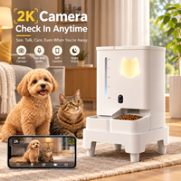 Distributeur de nourriture et d'eau pour chien, écologique, moderne, grande capacité, double alimentation, distributeur automatique de nourriture pour chien avec option de charge