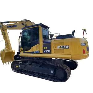 Excavadora de orugas Komatsu Pc220 usada, Modelo 2020, 22 toneladas, 1 m³, capacidad de cubo, equipo mecánico multifuncional, Motor de motor - Product Image 1