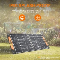 Pour la randonnée RV Ebike Camping réfrigérateurs congélateur voyage en plein air solaire Sunpack pliable 100W 200Watt panneau panneaux mobiles avec USB