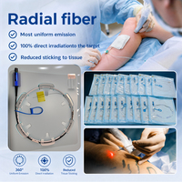 Fibre laser Endolifting avec connecteur SMA905, longueur 3M, compatible avec les appareils laser 980nm 1470nm, fibre radiale