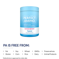 Poudre de boisson à base d'acides aminés à chaîne ramifiée (BCAA) de haute qualité, marque privée, pour une récupération post-entraînement accélérée et la construction de masse musculaire maigre.