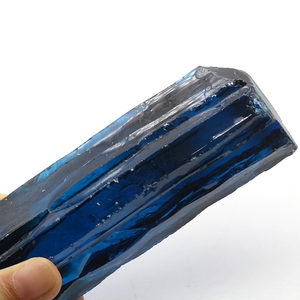 Materiale Grezzo di Zircone Sintetico, Pietra Grezza Non Tagliata Blu Zaffiro Scuro, Pietra Grezza di <span class=keywords><strong>Acquamarina</strong></span> - Product Image 2