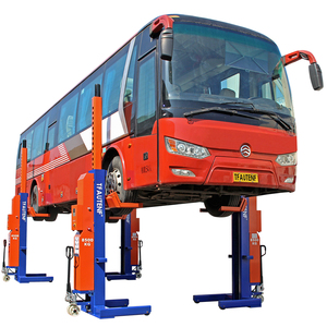 Équipement de service pour camions TFAUTENF CE, modèle mobile monophasé, élévateur hydraulique sans fil à quatre poteaux pour camions - Product Image 1