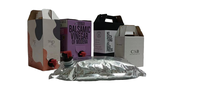Sac en papier d'aluminium 5L 10L 15L 20L 22L avec impression personnalisée Sac aseptique dans une boîte Distributeur de jus de vin avec valve