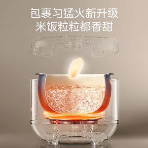 Olla Arrocera Midea de 5L, Acero Inoxidable, Multifuncional Inteligente, Eléctrica con Control por Microcomputadora, para 3-8 Personas - Product Image 4