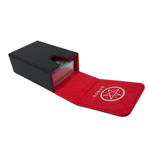 Caja de Almacenamiento para Cartas del <span class=keywords><strong>Tarot</strong></span>, Tamaño Grande, Cuero PU, Personalizable con Logotipo de Pentagrama, Estuche Portátil para Cartas, Funda para Cartas de Juego de Mesa - Product Image 2