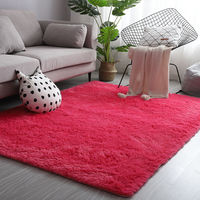 Alfombra Suave y Esponjosa, Alfombras Peludas para Sala de Estar y Dormitorio, Alfombra Afelpada para el Suelo de la Sala de Estar