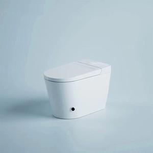 2025 Automatic Foot-Sensing Opening and Closing Flushing Smart Toilet <strong>Bidet</strong> Toilet Bathroom Toilet - Product Image 1
