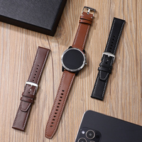Correa de Reloj de Cuero Genuino de 22mm para GT3, S7 y S1, Venta Directa de Fábrica