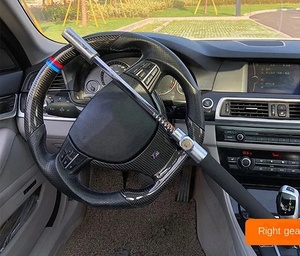 Verrou de <span class=keywords><strong>volant</strong></span> à double crochet haute sécurité, dispositif antivol rétractable et réglable universel pour <span class=keywords><strong>voiture</strong></span>, camion, SUV, véhicule - Product Image 6
