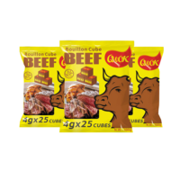 QWOK Halal Supermarket Bestseller : Assaisonnement/Dégluison/Caldaire/Cube de Bouillon de Bœuf 4g aux Épices Mixtes pour la Cuisine Quotidienne
