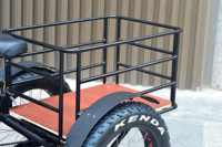 BEITE/TDE-09Z Bafang vélo électrique 250W avec moteur de moyeu arrière et système de frein à disque de batterie au lithium 48V tout dans une boîte en bois