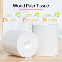 Papier essuie-tout de qualité supérieure, lingettes de toilette jetables, mouchoirs en papier 3 plis, papier toilette en pâte de bois avec support de matières premières – Vente directe usine