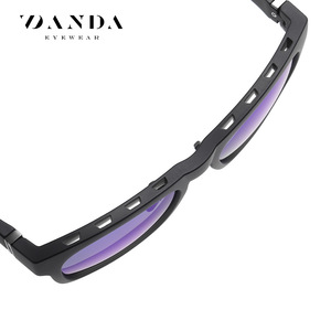 Danda Lunettes de soleil polarisées pour hommes, rectangulaires, UV400, pour sports de plein air, TR7522 - Product Image 4