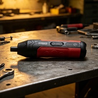 Destornillador Recargable de 3.7V y 280 rpm, 37 en 1, Ajustable, 35 Puntas, 4.5 Nm, Juego de Destornilladores Eléctricos Inalámbricos Mini con Luz LED