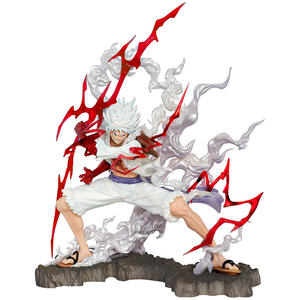 17,5 cm PVC Weißhaar-Actionfigur Sonne Gott Nika Gear 5 Monkey D. Luffy Hocke Haltung Erwachen <span class=keywords><strong>Anime</strong></span> Sammlerstück Spielzeug - Product Image 2
