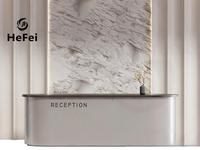 Comptoir de bar modulaire en métal |   Zone de réception en acier inoxydable |   Conception personnalisée