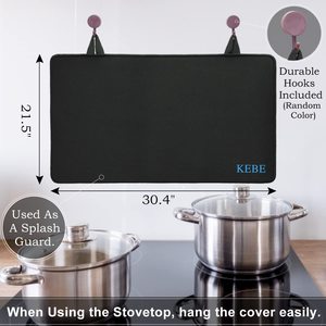 Large Stove Top Cover for Electric Stove Ceramic <b>Glass</b> Stovetop <b>Protector</b> Mat Silicone Induction Cooktop <b>Protector</b> Mat - Product Image 5