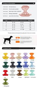 <span class=keywords><strong>Harness</strong></span> Dada Hewan Peliharaan yang Ringan, Anti-Larikan, Terbuat dari Katun Poliester dengan Rivet, Dapat Disesuaikan, untuk Anjing dan Kucing - Penggunaan Olahraga Luar Ruangan - Product Image 2