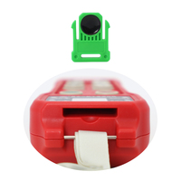 Remote Kontrol Radio Industri Tahan Air IP67 Merah 10 Tombol Kecepatan Tunggal dengan Autentikasi Kartu ID untuk Crane Jembatan