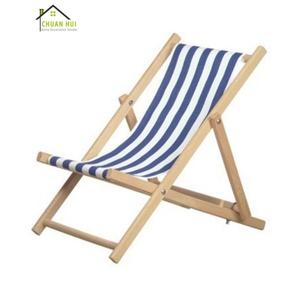 Chaise longue pliable en bois de hêtre pour enfants, confortable et très vendue, idéale pour les activités de loisirs en extérieur - Product Image 1