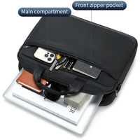 CoolBELL Maletín para Portátil Personalizado, Simple, Ligero, Resistente a Impactos, de Gran Capacidad, para Hombre, para Viajes, Uso Diario, Bolsa para Computadora