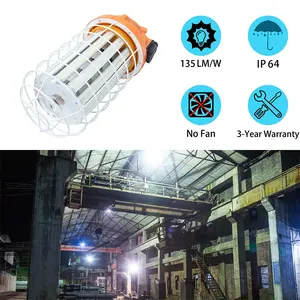 Work Light Led Rechargeable Waterproof Ip65 80w 100w 120w 150w Construction Work Light Dlc Led Temporary Work Lamp