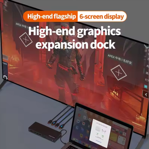 Station d'accueil 14 en 1 Type C Double HDTV 5K @ 60Hz Double DP DisplayPort M1 Mode d'extension Adaptateur <span class=keywords><strong>Displaylink</strong></span> Station d'accueil <span class=keywords><strong>Displaylink</strong></span> - Product Image 4