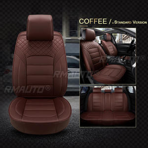 Fundas de Asiento de Coche de Cuero de Alta Calidad, 5 Plazas, Cobertura Total, Color Rojo, para Sedán y SUV, Impermeables, Protectoras, Accesorios para Coche - Product Image 4