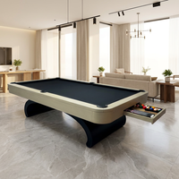 Table de billard de luxe 3-en-1 Wanyaju avec plateau de tennis, taille personnalisée ODM/OEM, multi-usages 9 pieds, pour mobilier de luxe