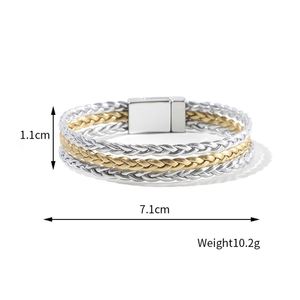 Wide Leather Bracelet Innovative FBA Friendly Transparent <b>Resin</b> Seal Holiday Gift for Women Eco-friendly Plating - Product Image 1