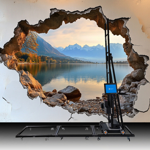 Nouvelles Imprimantes Jet d'Encre Verticales 3D 4D 5D pour Intérieur/Extérieur Imprimant des Fresques Murales aux Rayons UV sur Matériau Flexible, Remplaçant les Machines de Peinture au Pistolet - Product Image 1