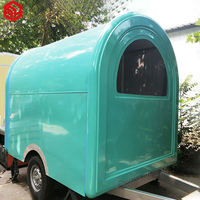 Mini Taille Café Pizza Remorque Hot-Dog Magasin Petit Kiosque Alimentaire Mobile Cuisine Bar Gelato Chariots Beignet Imbisswagen