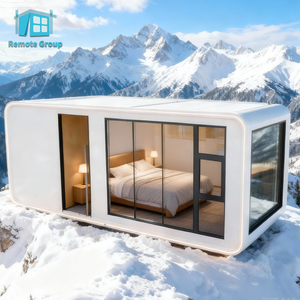 Apple Cabin Casa Container Prefabbricata Moderna in Acciaio da 20ft 40ft con Camera da Letto e Soggiorno <span class=keywords><strong>per</strong></span> Ufficio Mobile, Negozio o Mini Casa - Product Image 3