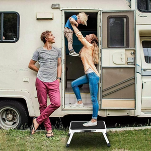 Taburete plegable fácil de almacenar escalones plegables para caravanas, taburete antideslizante de un escaló<span class=keywords><strong>n</strong></span> - Product Image 6