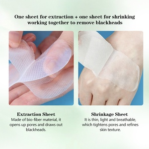 แผ่นมาส์กจมูกไบโอเซลลูโลสผสมสมุนไพร คอลลาเจน และไฮยาลูรอนิค แอซิด ช่วยขจัด<span class=keywords><strong>สิว</strong></span>เสี้ยน ทำความสะอาดรูขุมขนอย่างล้ำลึก บำรุงผิวชุ่มชื้น - Product Image 5