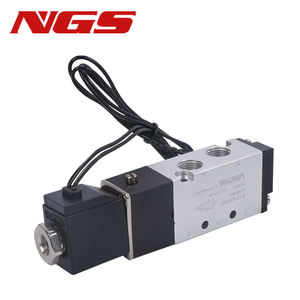 5 Port 3/<span class=keywords><strong>2</strong></span> posisi Neumatica pneumatik kontrol katup Solenoid udara 1/8 4V120 4V110-06 Coil 12V kondisi baru - Product Image 5