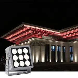 4w 9w 12w 18w 24w 36w 54w square led flood light outdoor waterproof ip67 bollard garden square led garden bollard light