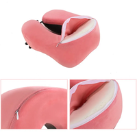 Oreillers de voyage en mousse à mémoire de forme en forme de U, oreillers de massage doux pour le cou, oreillers de sommeil pour avion, oreillers cervicaux pour la santé, literie