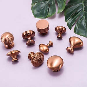 Poignées de tiroir en laiton couleur or <span class=keywords><strong>rose</strong></span> pour armoires de cuisine - Offre Spéciale - Product Image 4