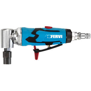 Amoladora Neumática Fervi de 90 Grados, 225 mm, Interruptor de Gatillo en Ángulo Recto, Escape Trasero, Entrada de Aire de 1/4 de Pulgada - Product Image 1