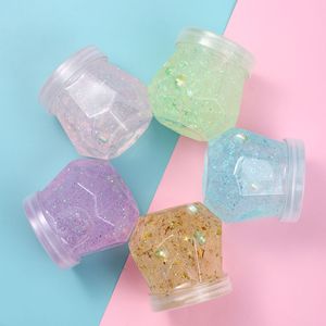 CHENXI Wholesale Colorful Educational <b>Toy</b> Sparkly Cleaning Slime Safe Non-toxic <b>Stress</b> <b>Relief</b> 150ml Glittery Crystal Mud for - Product Image 2