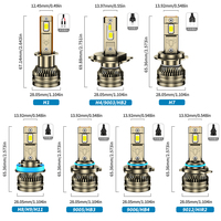 Ampoule de phare LED pour voiture 140W haute puissance Canbus Plug and Play 6000K 40000LM 12V certifiée CE H1/H4/H7/H11/9005/9006/9012
