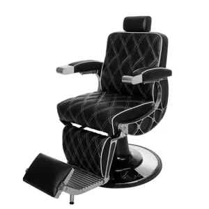 Clássico cabeleireiro equipamento reclinável pesados barbeiro cadeira hidráulica bomba salão cadeira de barbeiro para homens
