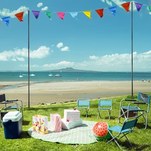 2 gói có thể điều chỉnh ngoài trời Kim Loại chuỗi ánh sáng cực ánh sáng đứng để treo đèn LED cho bên ngoài, phụ kiện sân sau, vườn - Product Image 6