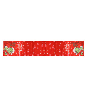 Camino de mesa navideño transfronterizo con diseño del monstruo de pelo verde <span class=keywords><strong>travieso</strong></span>, para restaurantes y hoteles. - Product Image 5